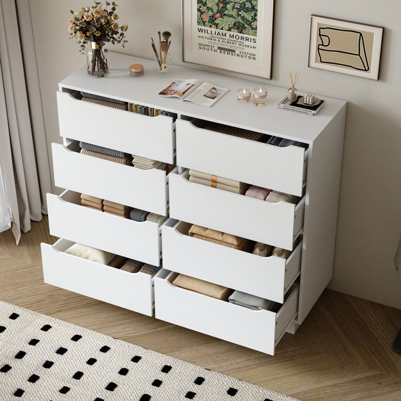 Commode 8 tiroirs l 47,2 po