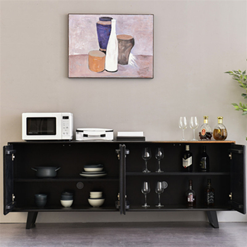 Minimalist Solid Wood Accent Cabinet