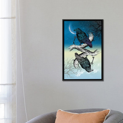 «Raven Night and Day», impression sur toile