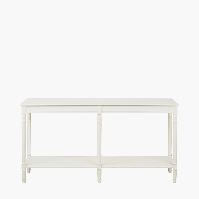 Anely 160cm Console Table, Elizabeth White