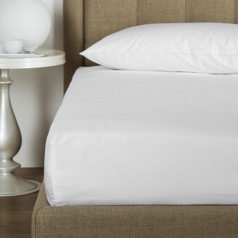 Percale Fitted Sheet, King