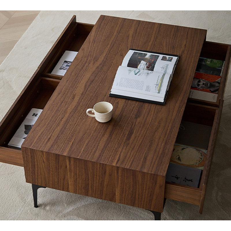 Table basse rectangulaire American Country, H 15,7 po x L 51,2 po x l 27,6 po