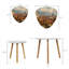 Ensemble de 2 tables basses gigognes Triangle