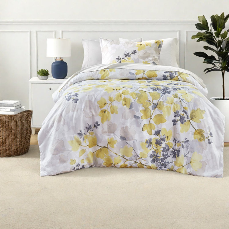 Ensembles de literie complets, ensemble botanique moderne simple en polyester pour la maison