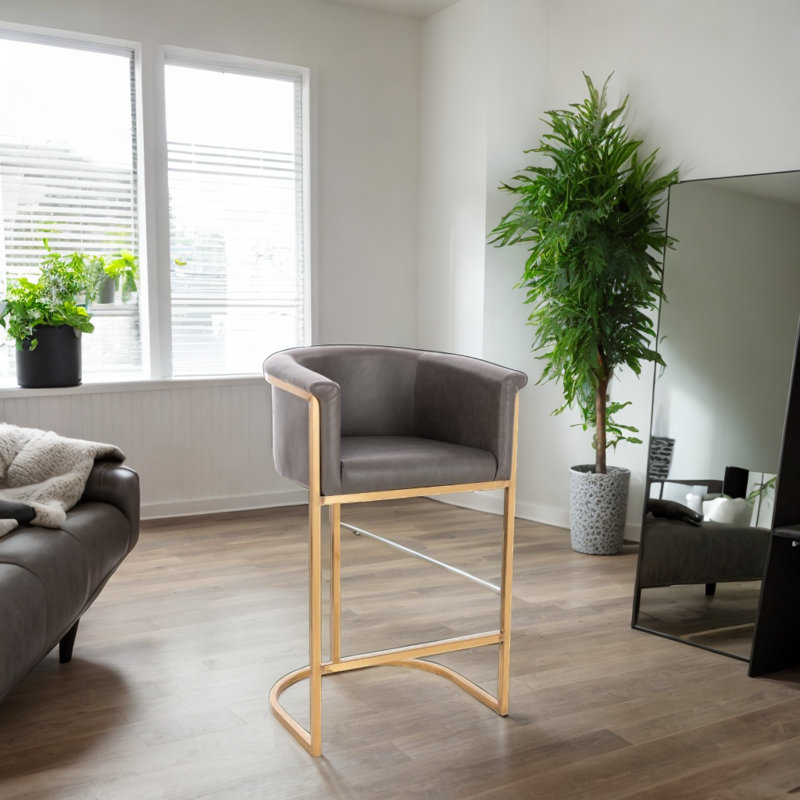 Tabouret Szeto, Gris foncé