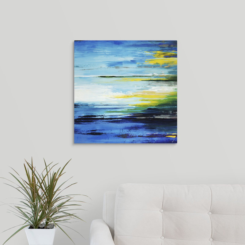 " The Fallen " by Sydney Edmunds, 35" H x 35" W x 1.5" D, Wrapped Canvas