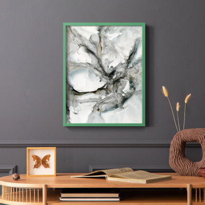 Marble Harmony, reproduction encadrée - bois massif