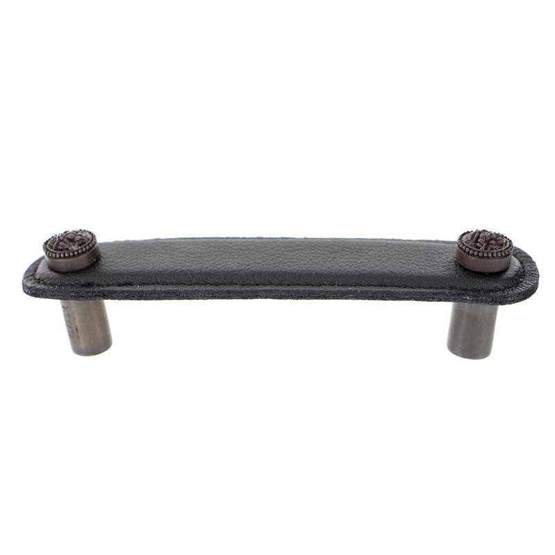 San Michele Bar Pull, 6", Antique Brass