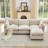 Eagan 106" 4 - Piece Modular Sectional-1111037875
