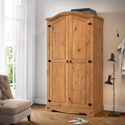 Bridewell 2 Door Solid Wood Wardrobe