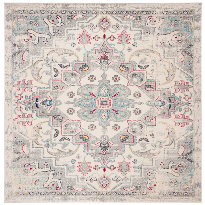 Tapis oriental performance Gutierez, Carré 6 pi 7 po