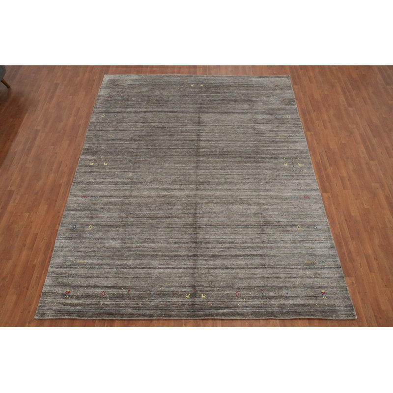 Tapis tribal de style oriental Gabbeh 9 x 12