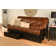 Stratford Full 79" Futon Frame and Mattress with Drawer Set