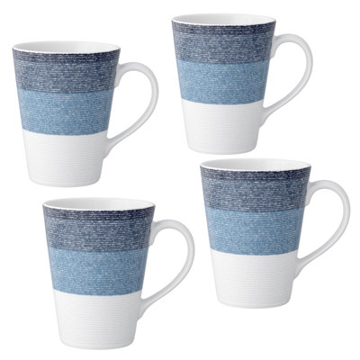 Noritake Colorscapes Layers Mugs, 12 OZ -  G039-484D