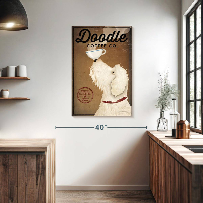 Brampt Doodle Coffee, 39" H x 26" W
