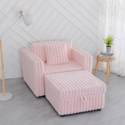 44.9"Soft  Modular Sofa Single - Very Comtable & Stylish. Matches 30.7" Ottoman With Hydraulic Lift. Ideal   