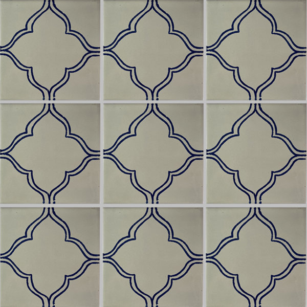 4.2" x 4.2" 9pcs TalaMex Florencia Talavera Mexican Tile