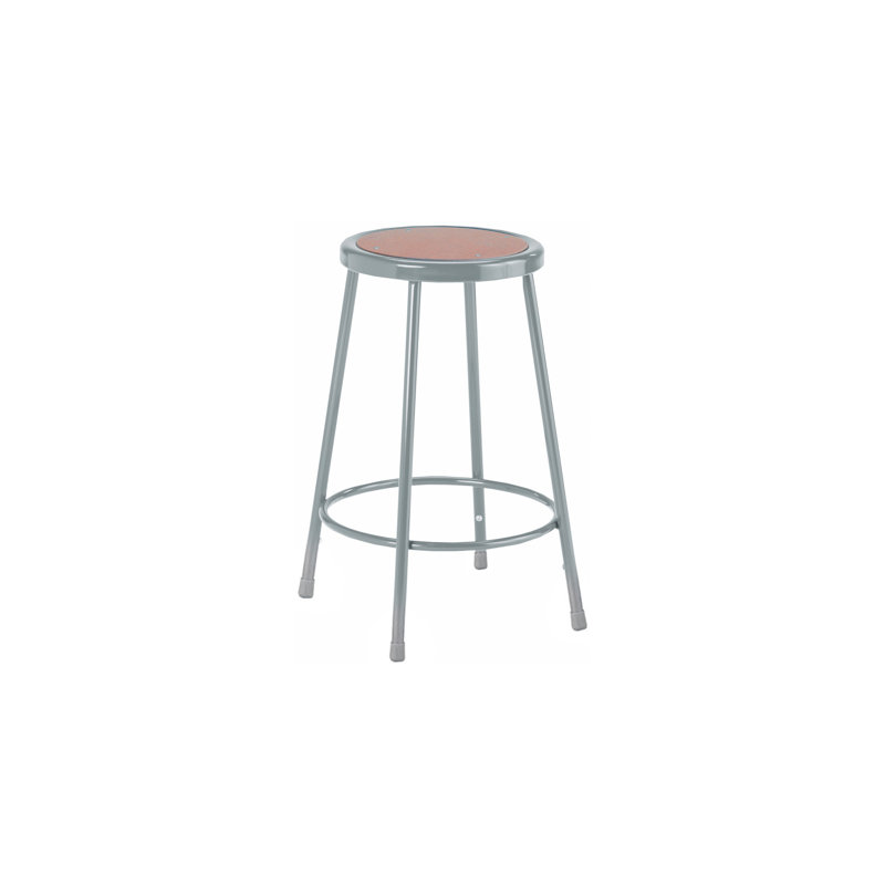 Tabouret réglable en hauteur avec pivot, Non inclus, 24 po, Métal