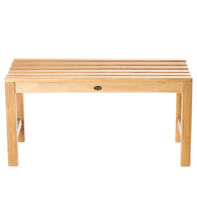 Banc de douche en teck