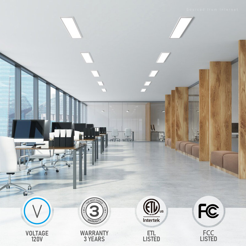 Dimmable Rectangle Flat Panel Ceiling Light