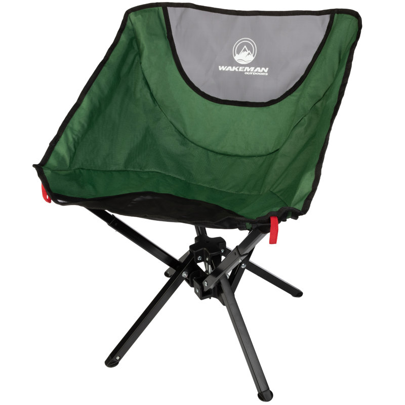 Chaise de camping portative Wakeman - Chaise compacte et pliable - Chaise légère avec sac de transport