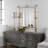 Waleska Metal Wall Mirror-58317423-58317424