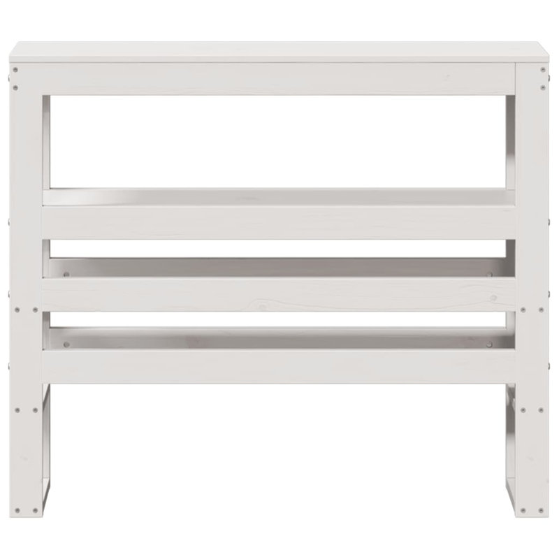 Courtois 80cm Solid Wood Headboard, 82cm x 96cm W x 19cm D, White