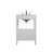 Bruford 24'' Single Bathroom Vanity with Marble Top-541435034