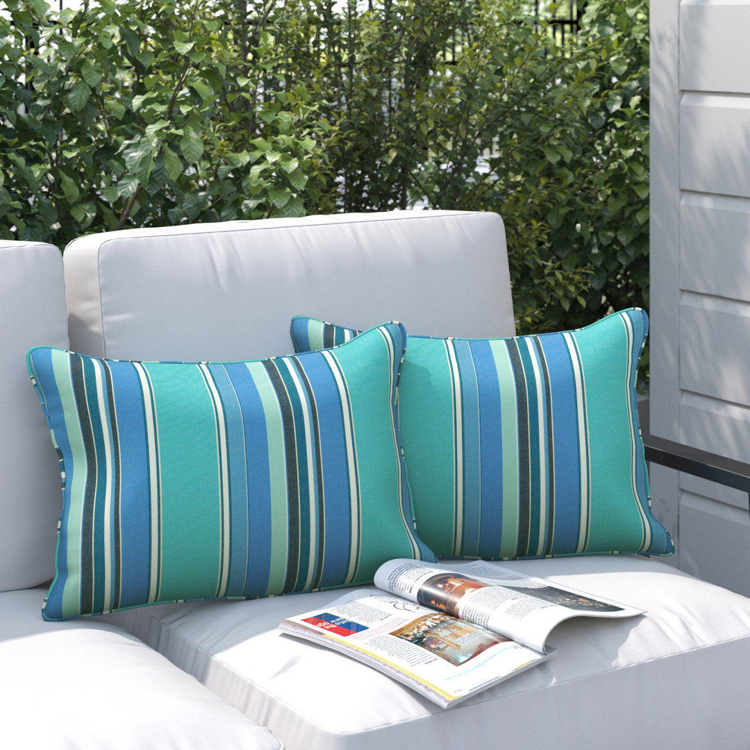 Outdoor Rectangle Pillow Cover & Insert (Set of 2) Mozaic Company 