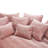 Boneless Comfortable Double Loaf Sofa Bed, Oversized With Armrests, Padded High Back For Living Room And Bedroom Use