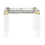 Pierre Interlude 40'' L Glass Backgammon Game Set