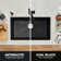 Diamond SILGRANIT 33" L x 22" W Double Bowl Drop-In/Undermount Kitchen Sink
