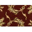 Tapis décoratif rouge de métier à tisser à la machine oriental-32501317