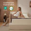 Structure de lit plateforme en chenille avec mousse de nuage, rembourrage en mousse de 5 pouces, sans sommier, facile à assembler-126016550-126016548