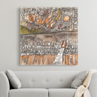 Untitled IV (Free Associations) by Vittorio Teruzzi - Wrapped Canvas Print