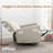 Upholstered Manual Swivel Rocker Recliner Chair-1249503757