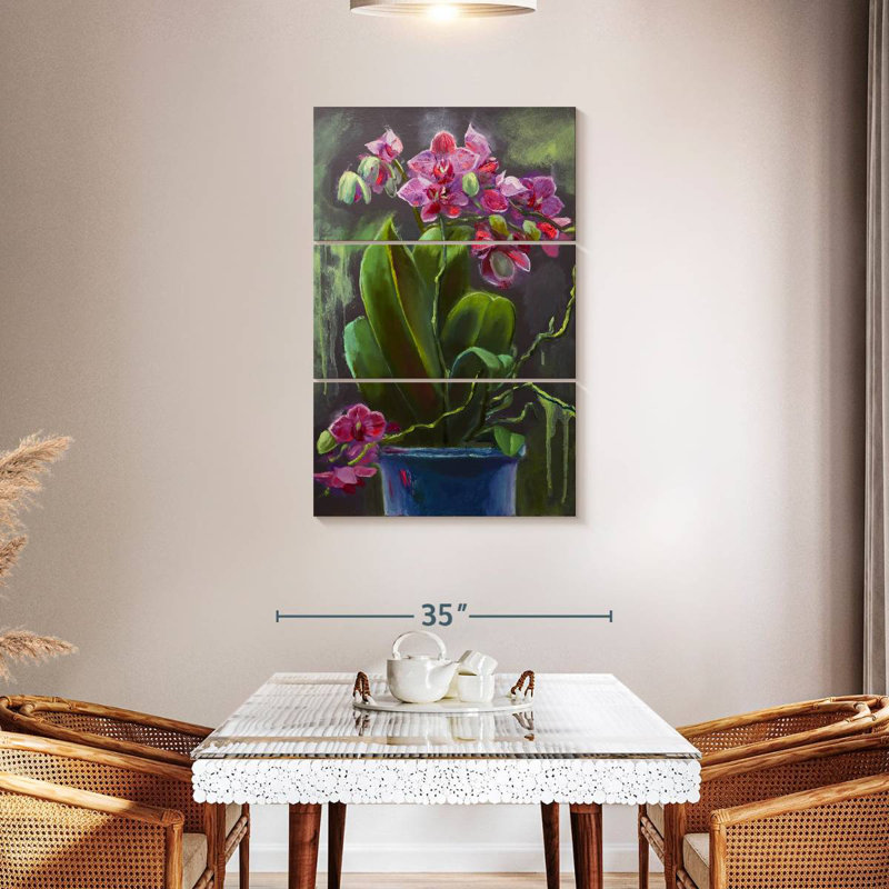 Orchidée Harnek, H 45 po x l 28 po