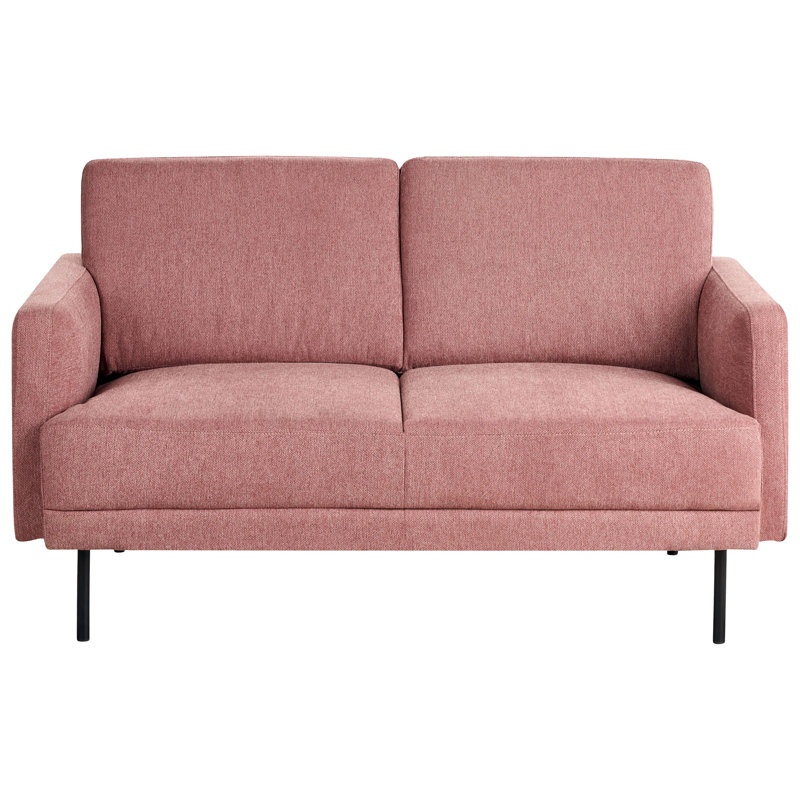 2 Seater Fabric Sofa Sulman, Pink