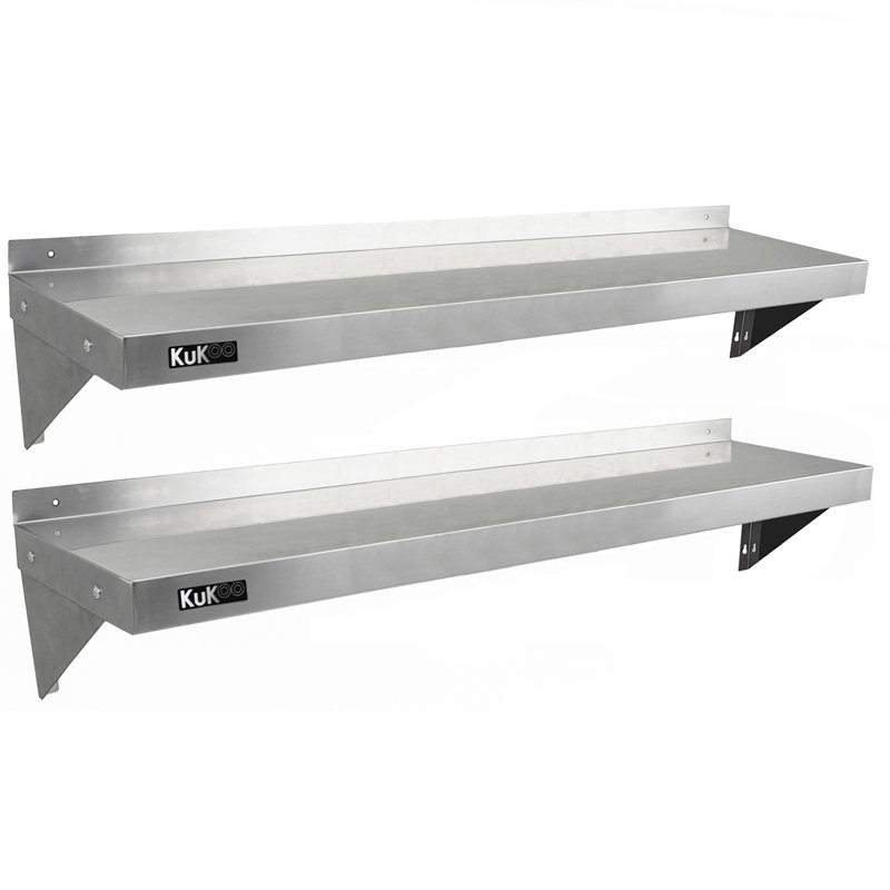 2 Piece Metal Bracket Shelf
