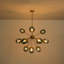 Lustre sphérique spoutnik 12 lumières Art Deco-1199518897