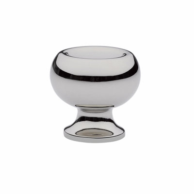 Emtek Atomic Cabinet Knob, Polished Nickel