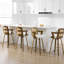 Tabouret de bar et tabouret de bar 26,77 po avec accoudoirs-684739679-684739671