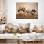 Gemsbok Antelopes Fighting - Coussin imprimé animal-30744096-30744100