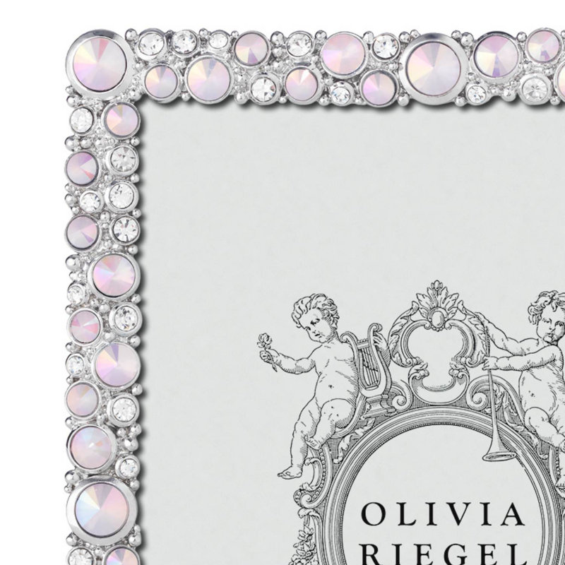 McKenzie Metal Picture Frame, 5" x 7", Blush/Silver