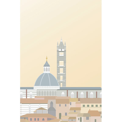 Travel Europe--Duomo Di Siena by Gurli Soerensen - Wrapped Canvas Print