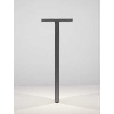 Black Integrated LED Metal Bollard Light