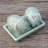 Suwanee Handmade Elephant Texture Ceramic Salt and Pepper Shaker Set