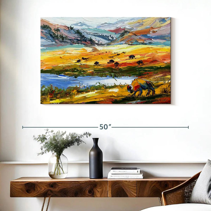 Alvord couleurs de Yellowstone, H 26 po x l 39 po