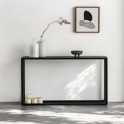 Minimalist Solid Wood Console Table by interanest