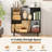 2PCS 4 Cubby Open Bookcase 3-Tier Freestanding Bookshelf w/ Detachable Metal Legs-1080212748